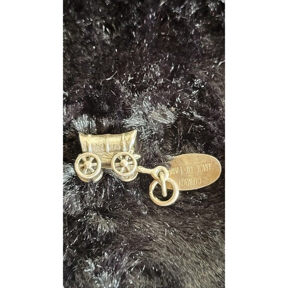 vintage silver charm cuckoo clock marked 800 carved people and moving chains - Picture 1 of 6